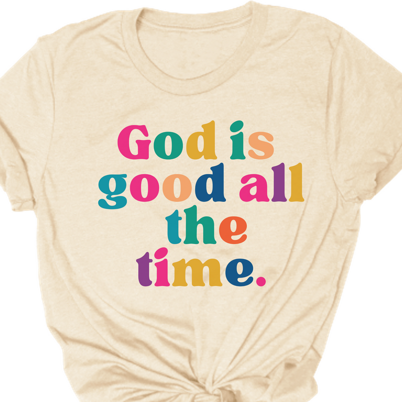 God Is Good Multicolor Tee