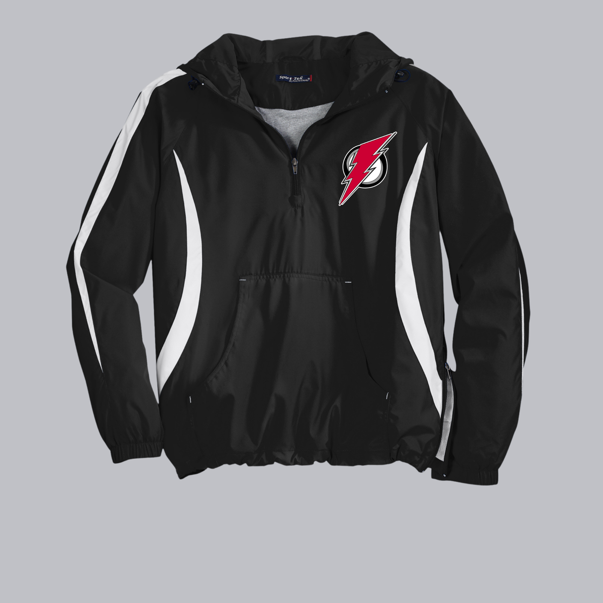 Colorblock Sport Jacket with Hood (front design only)
