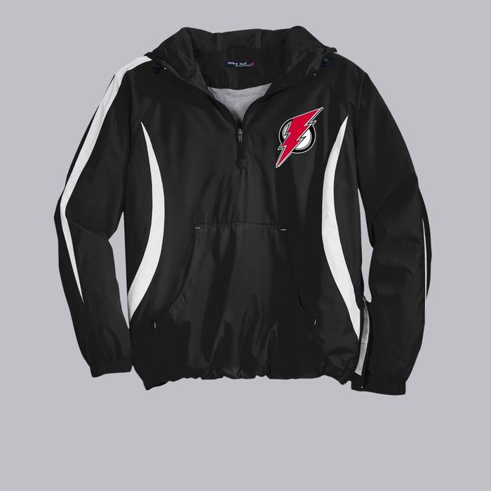 Colorblock Sport Jacket with Hood (front design only)