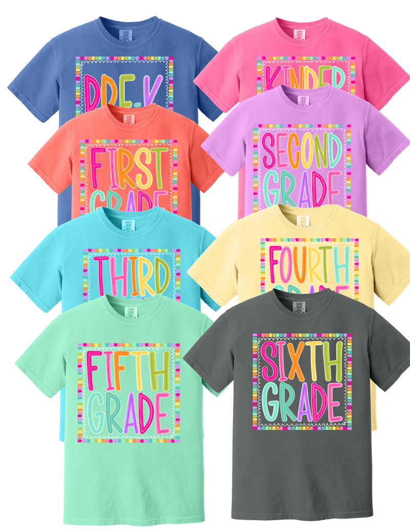 2026 Grade Level / Position Description Tees
