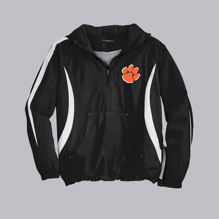 Colorblock Sport Jacket with Hood (front design only)