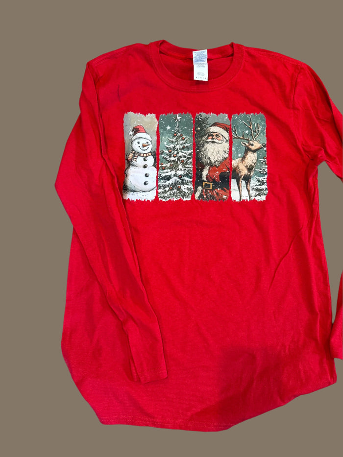 Vintage Design Christmas Tee