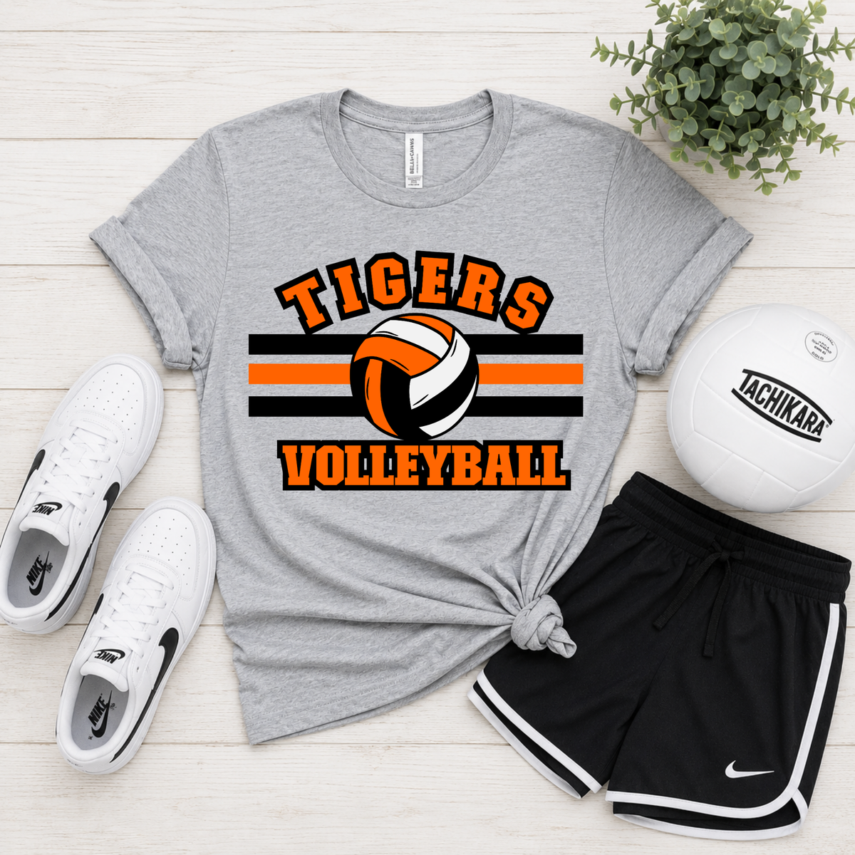 Volleyball Varsity Stripe Tee