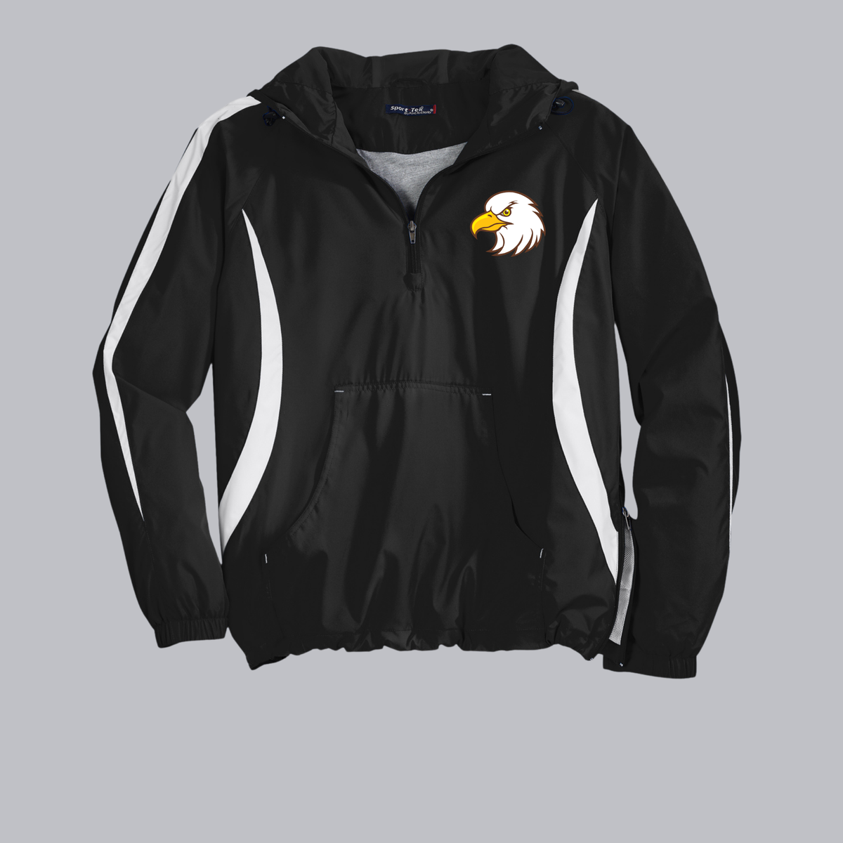 Colorblock Sport Jacket with Hood (front design only)