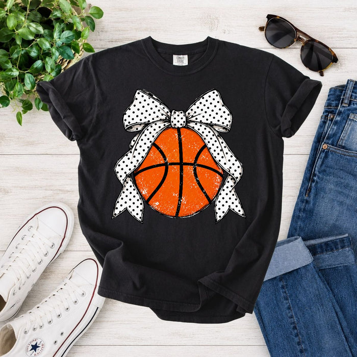 Spotted Bow Basketball Tee
