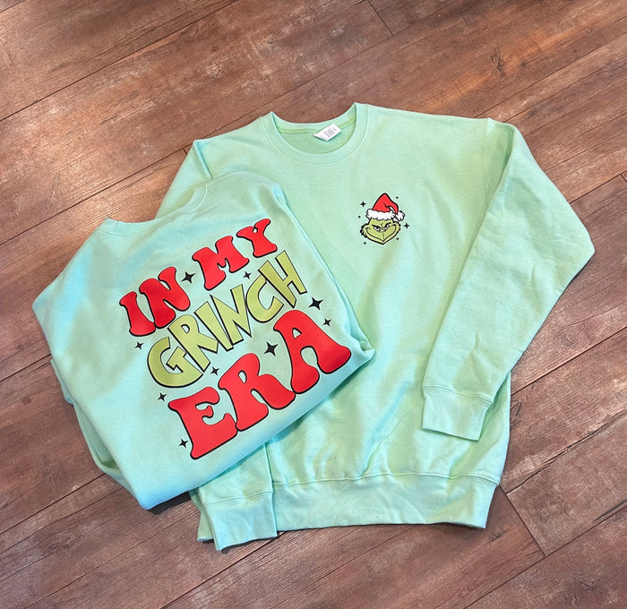 In My Grinch Era Crew        2 sided print