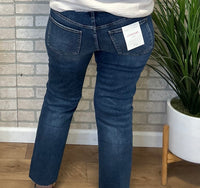 Chandler Lovervet Mid Rise Crop Straight Jeans