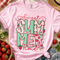 Sweet Summer Strawberry Graphic Tee
