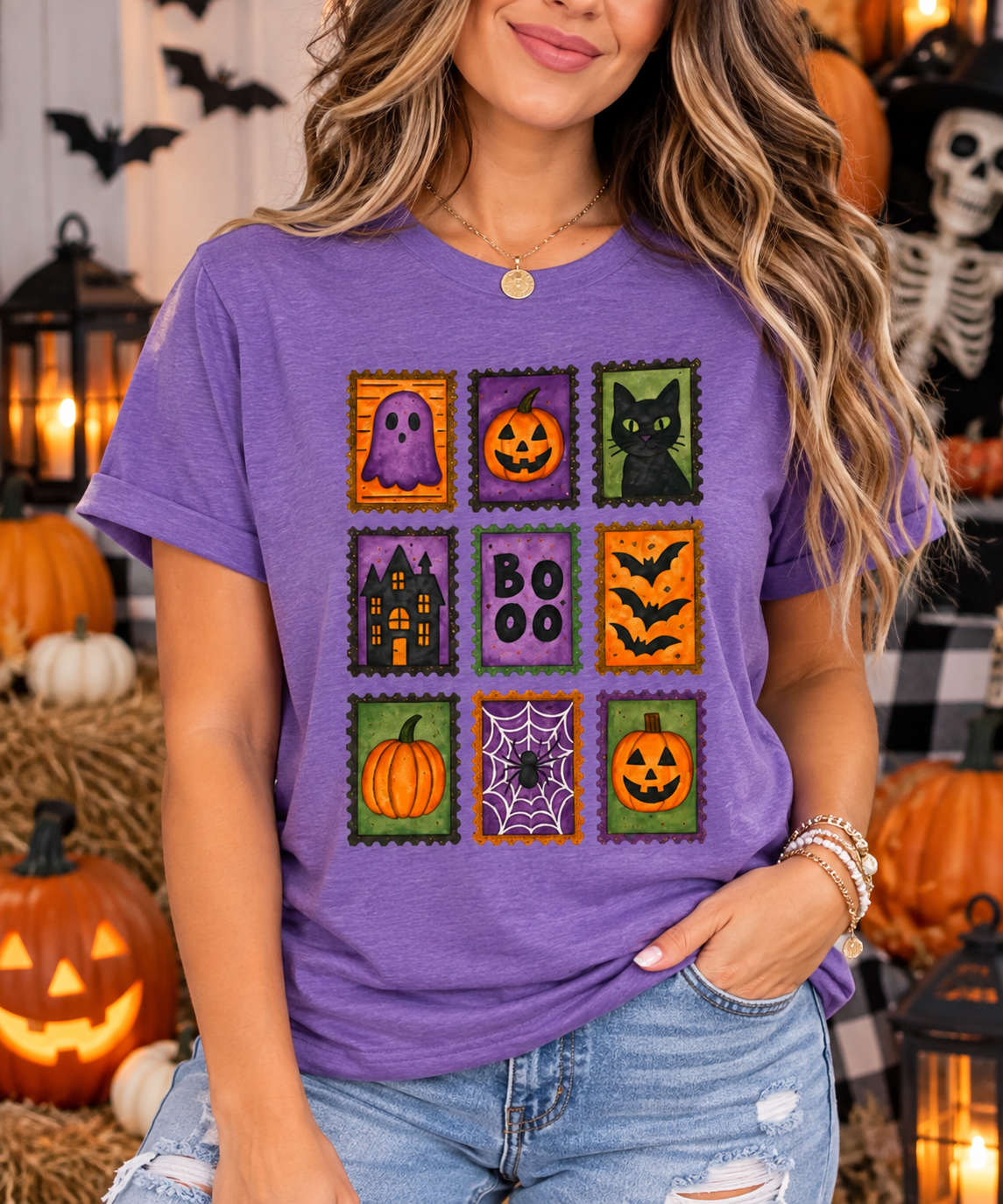 Halloween Stamps Tee