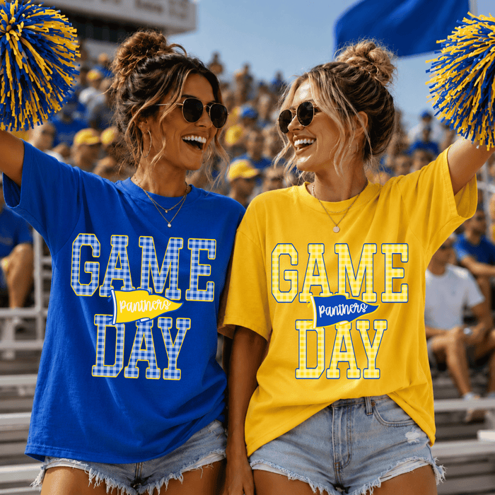 Gingham Game Day Tee