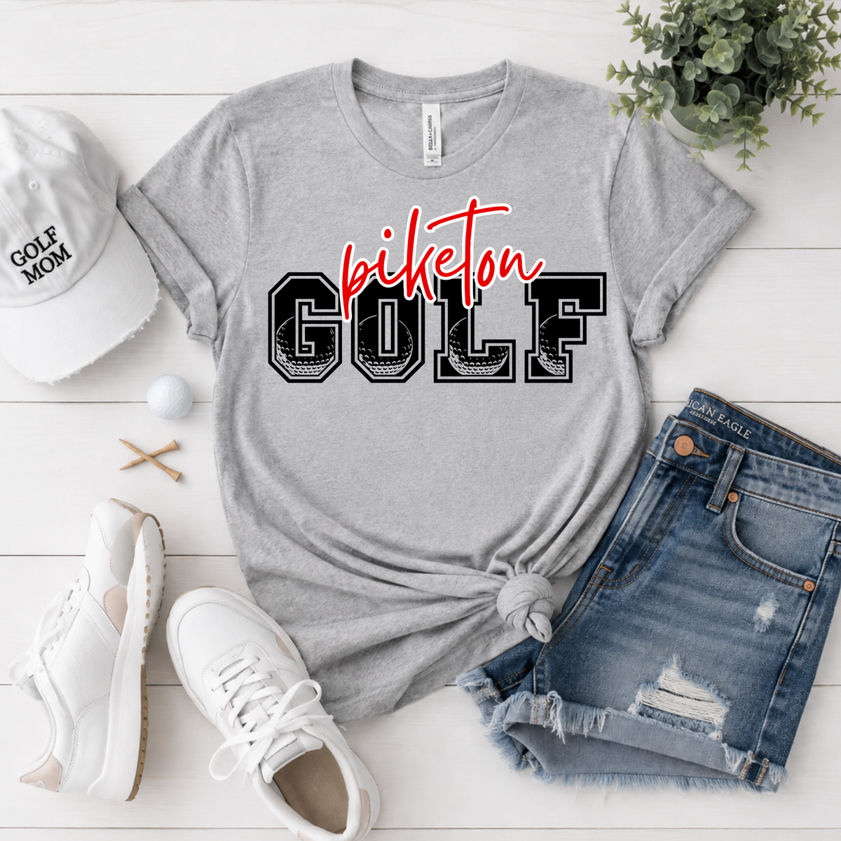Golf School Name or Mascot Tee