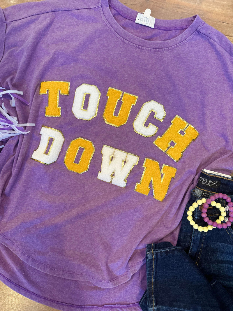 Touchdown Patch Letters Tee