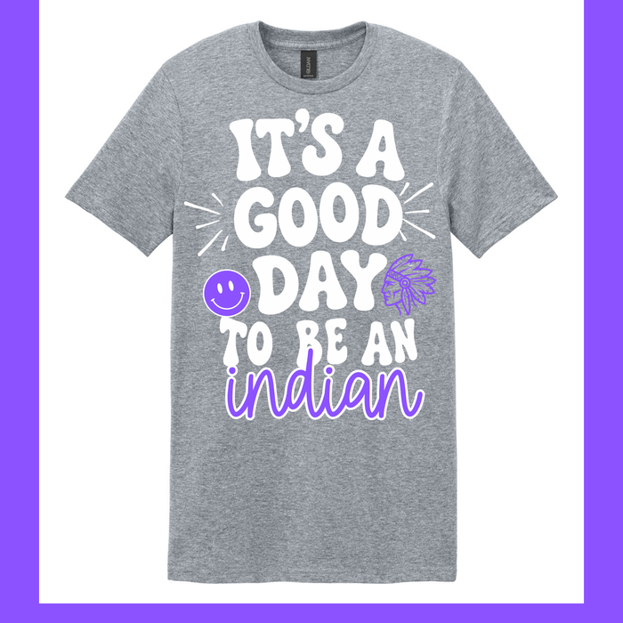 It's a Good Day to Be an Indian (Purple)