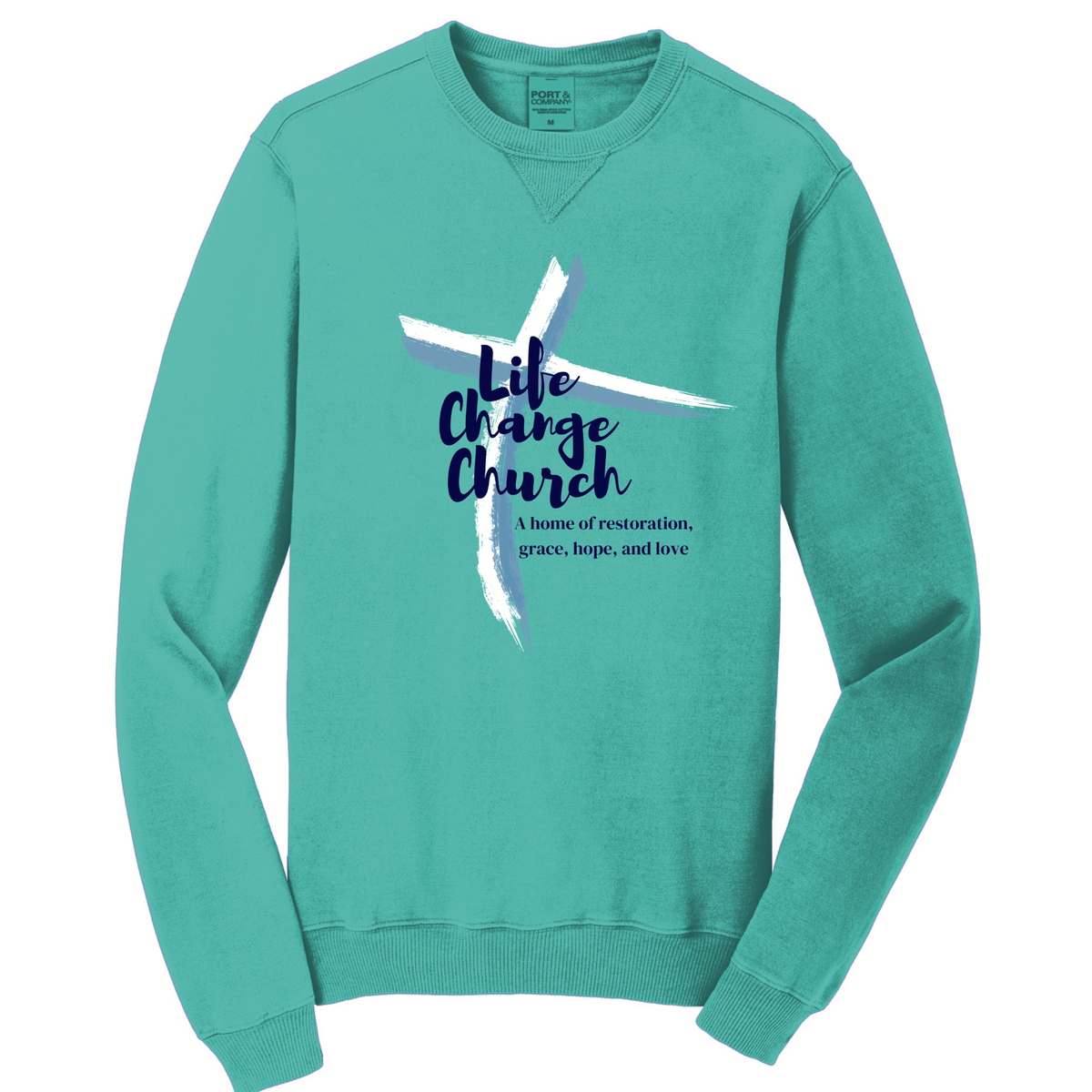 Life Change Beach Wash Crewneck