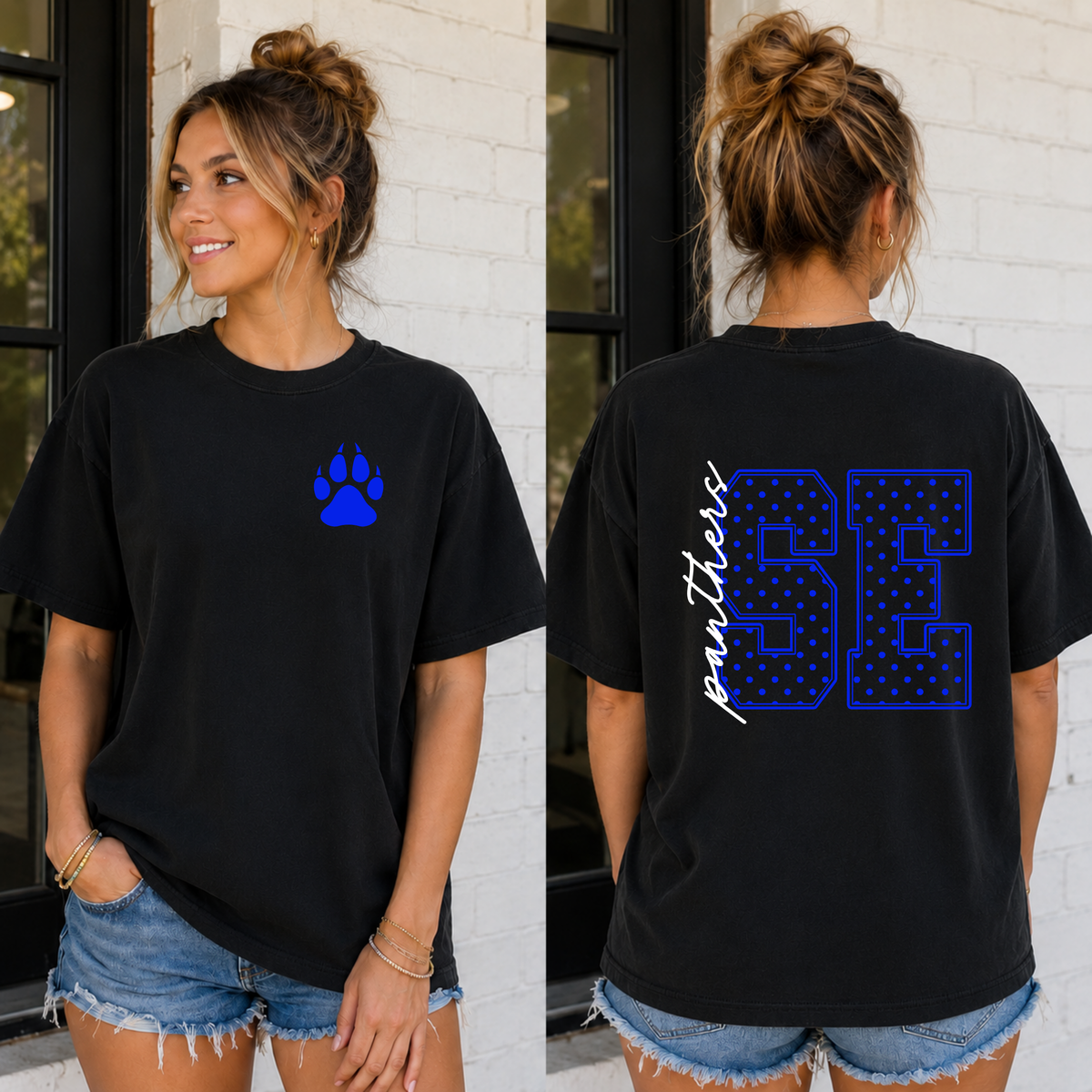 Southeastern Polka Dot Initial Tee