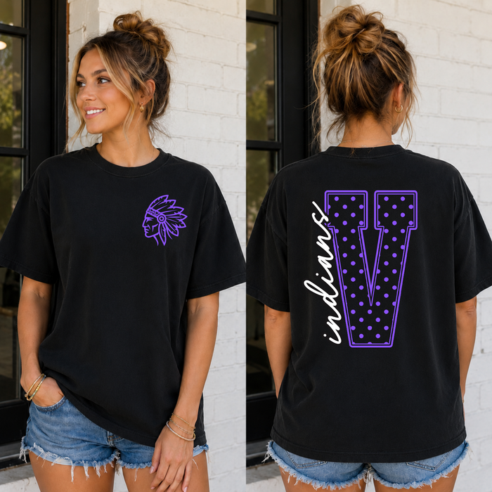 Valley Polka Dot Initial Tee