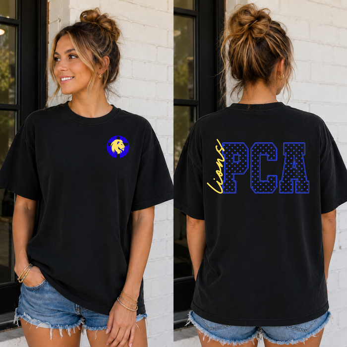 PCA Polka Dot Initial Tee