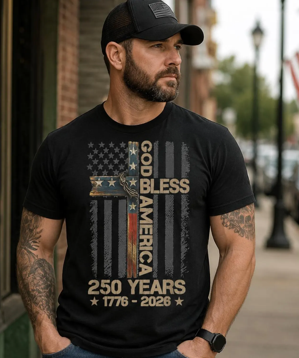 God Bless America 250 Tee