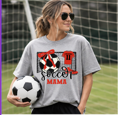 Soccer Mama Bow Tee