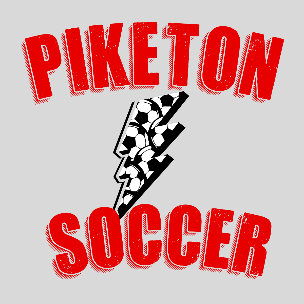 Piketon Soccer Bolt Tee