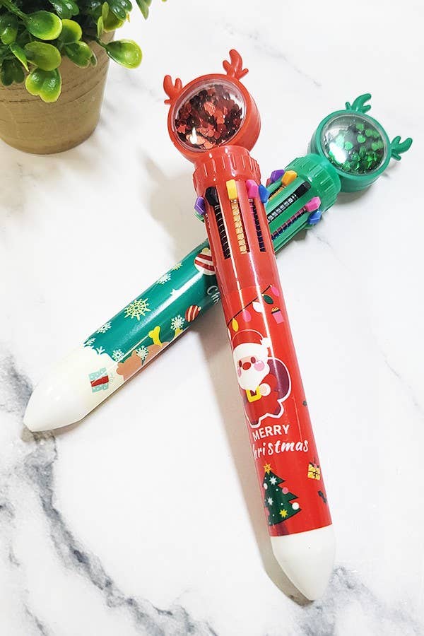 Christmas Reindeer 10 Color Pen