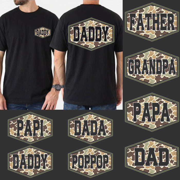 Camo Tag Father's Day Tee