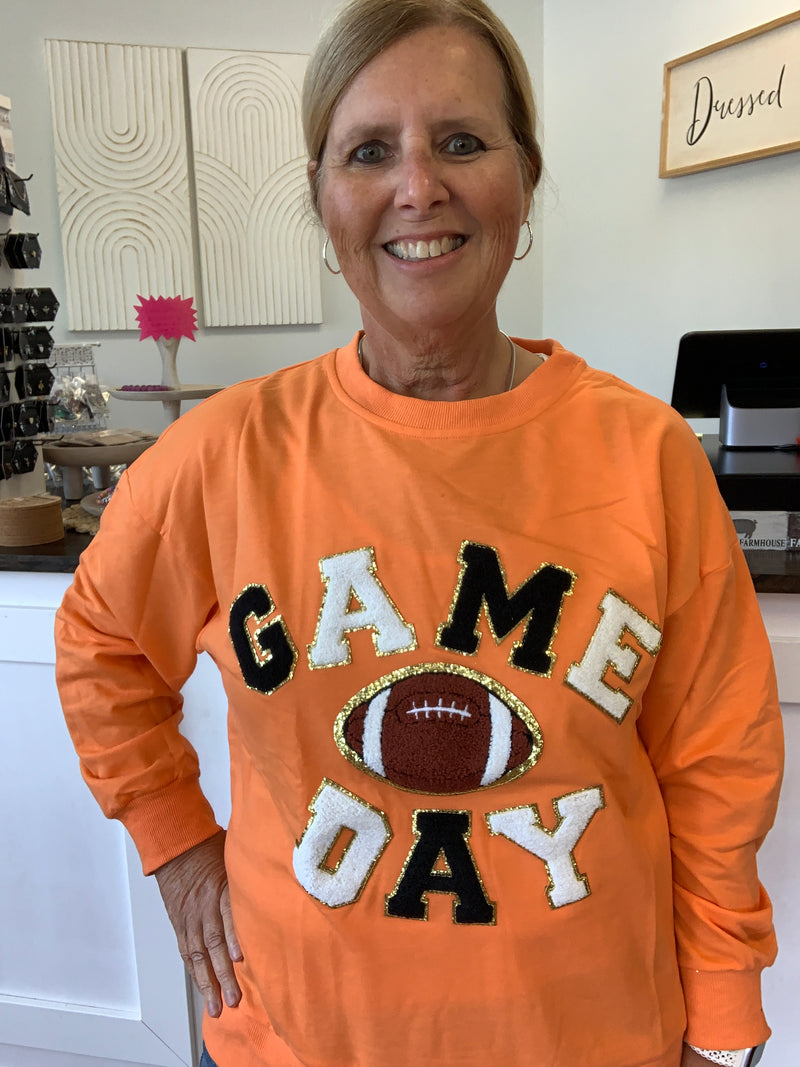 Touchdown/Game Day Loose Fit Sweatshirts