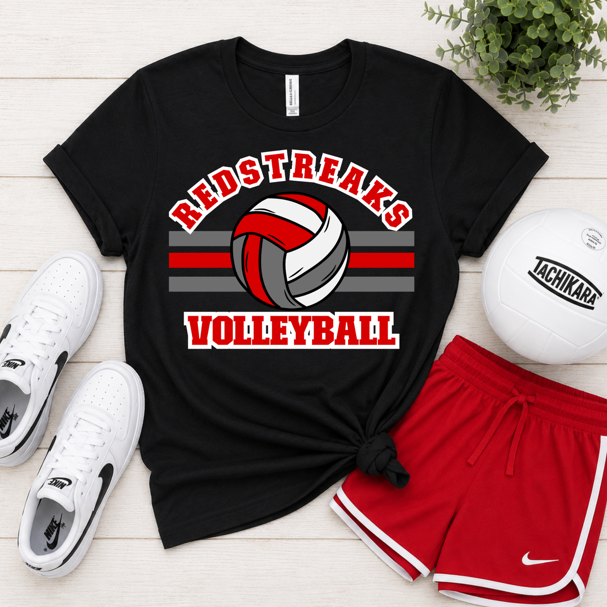 Volleyball Varsity Stripe Tee