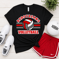 Volleyball Varsity Stripe Tee