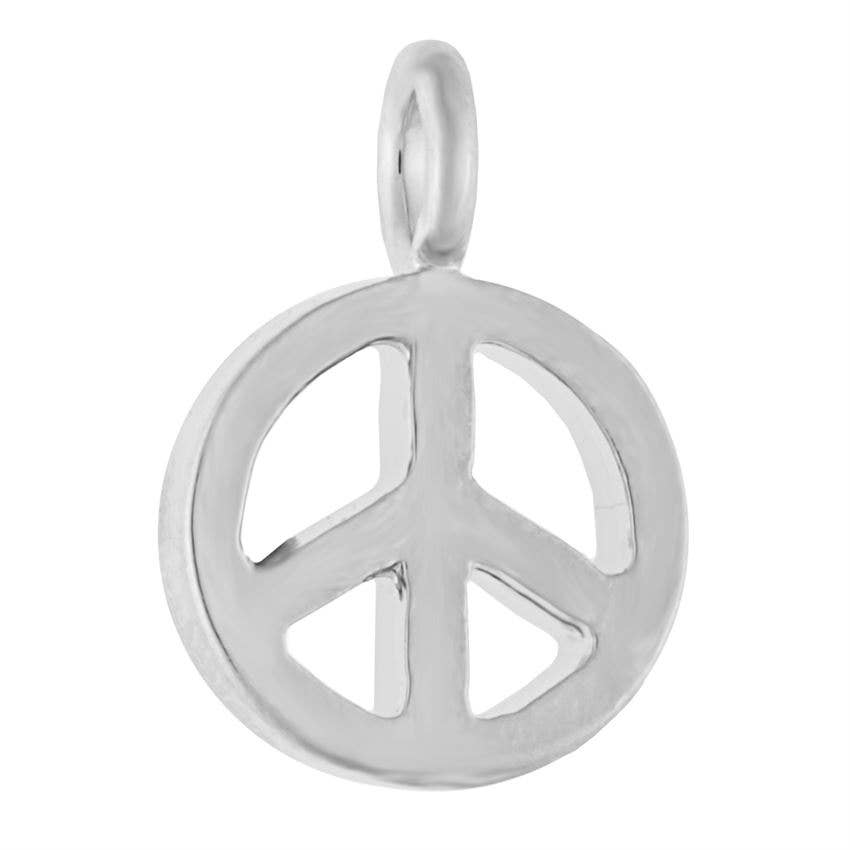 Peace Sign Charm - Silver - Mother’s Day