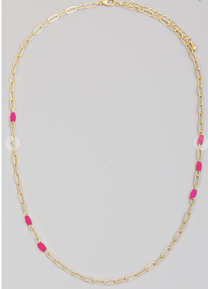 Pink/Gold Necklace
