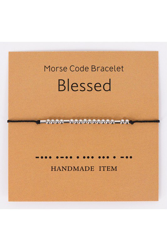 Morse Code Message Bracelet