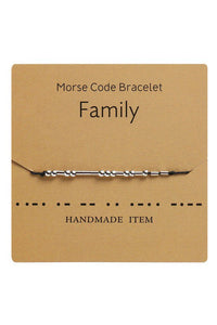 Morse Code Message Bracelet