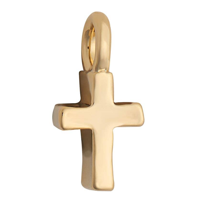 Charm Bar - Design Dangle Charm - Gold Cross - Mother’s Day