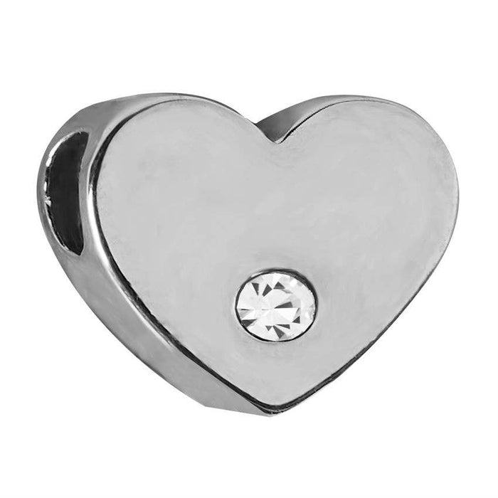 Silver Heart Charm - Mother’s Day