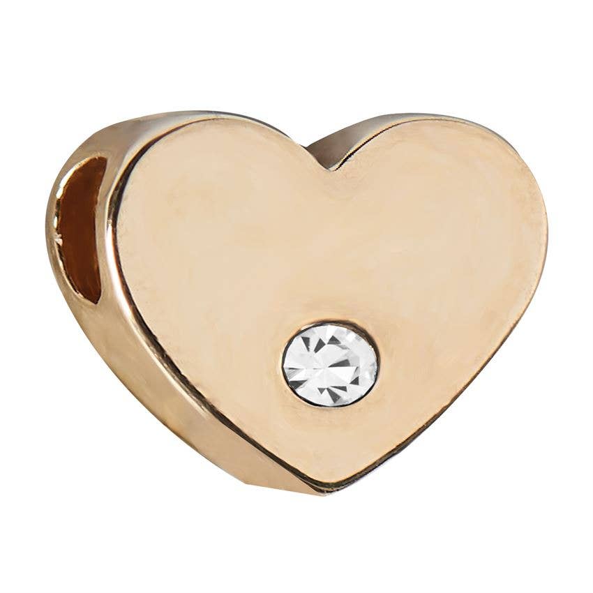 Gold Heart Charm - Mother’s Day