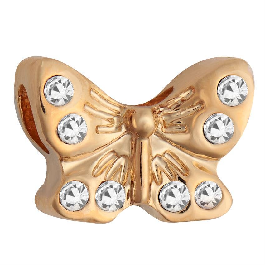 Charm Bar - Design Charm - Gold Butterfly - Mother’s Day